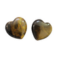 Gold Tiger's Eye Hearts | Strength, Confidence