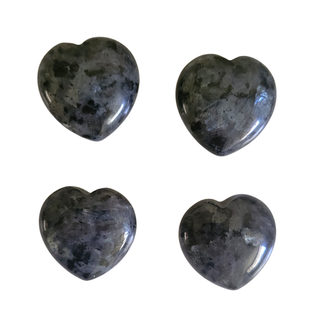 Labradorite Hearts | Protection, Emotions