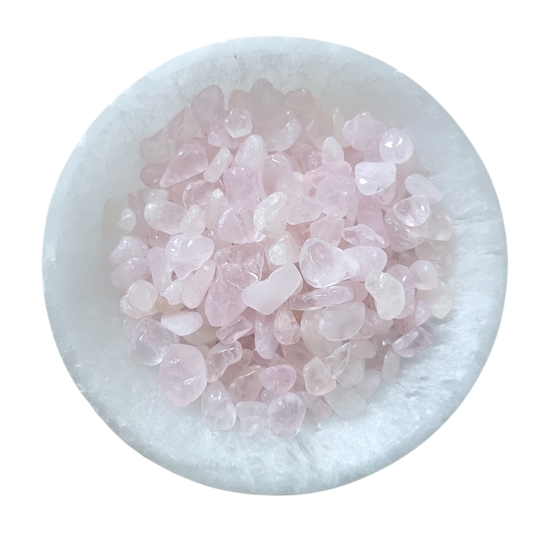 Rose Quartz Chips | Crystal Confetti, Mixture | Love, Healing
