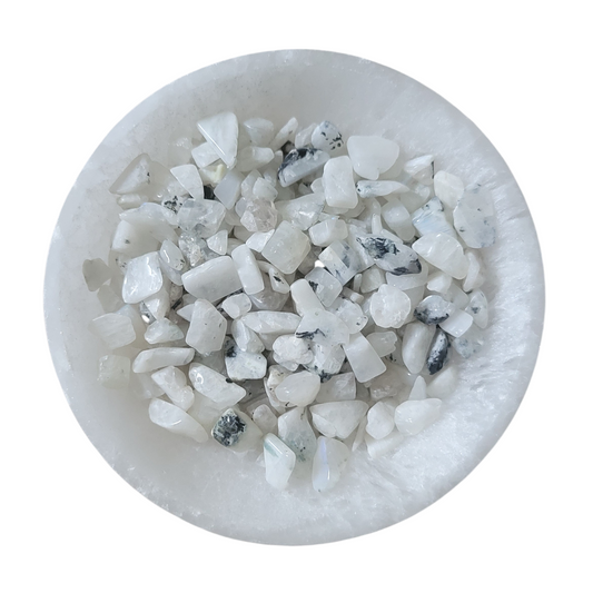 Rainbow Moonstone Chips | Crystal Confetti, Mixture | Harmony, Balance, Hope