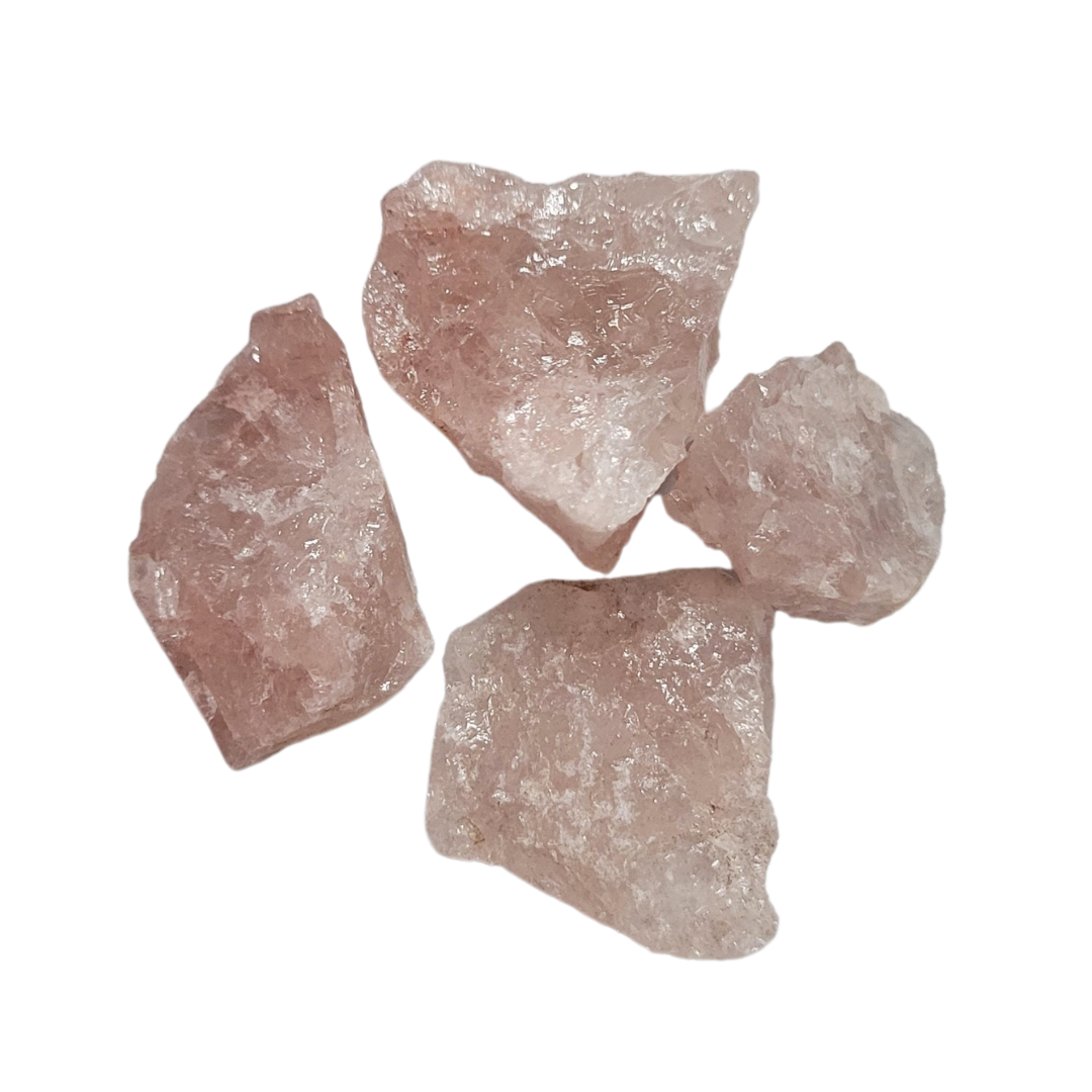 Rose Quartz Rough Crystal Rock