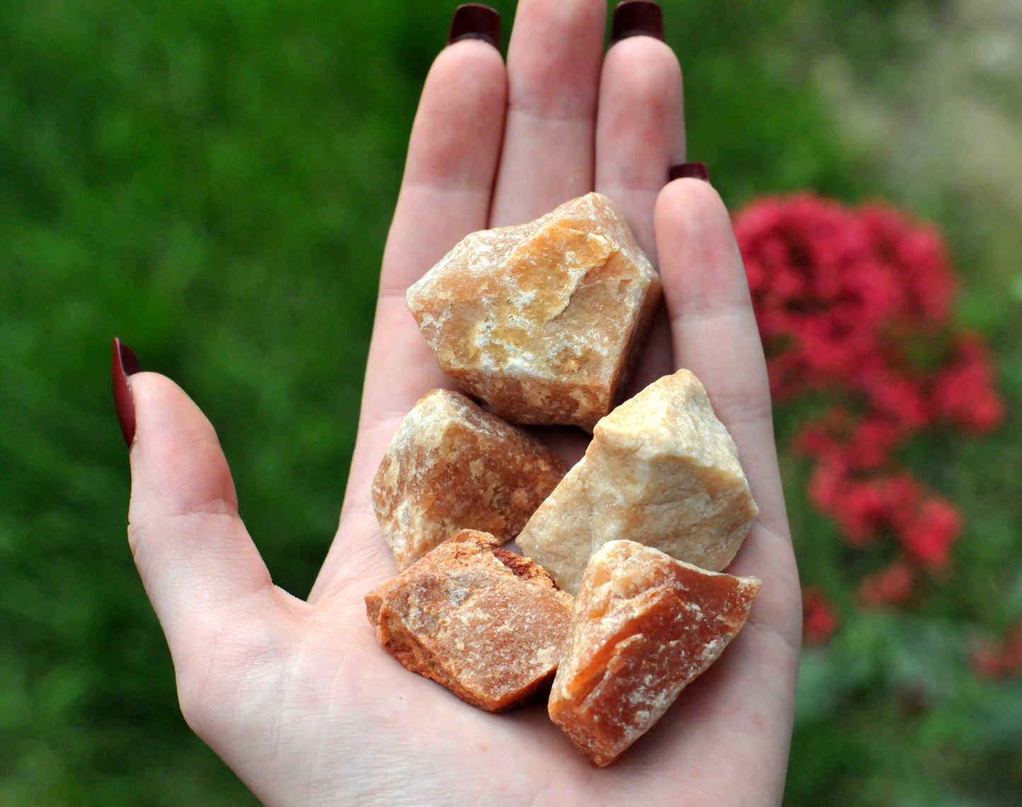 Orange Quartz Rough Stones ~ Crystals, Reiki, Metaphysical, Collection